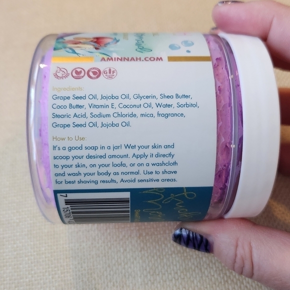 AMNH Aminnah Skin Care Mermaid Whipped Soap - Picture 4 of 4